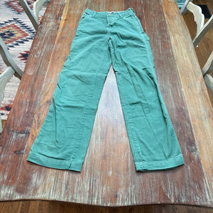SONG Green Wide Leg Carpenter Pants Size 0